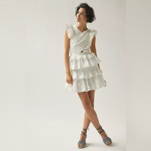 Love the Label Ruffled Halter Dress Small